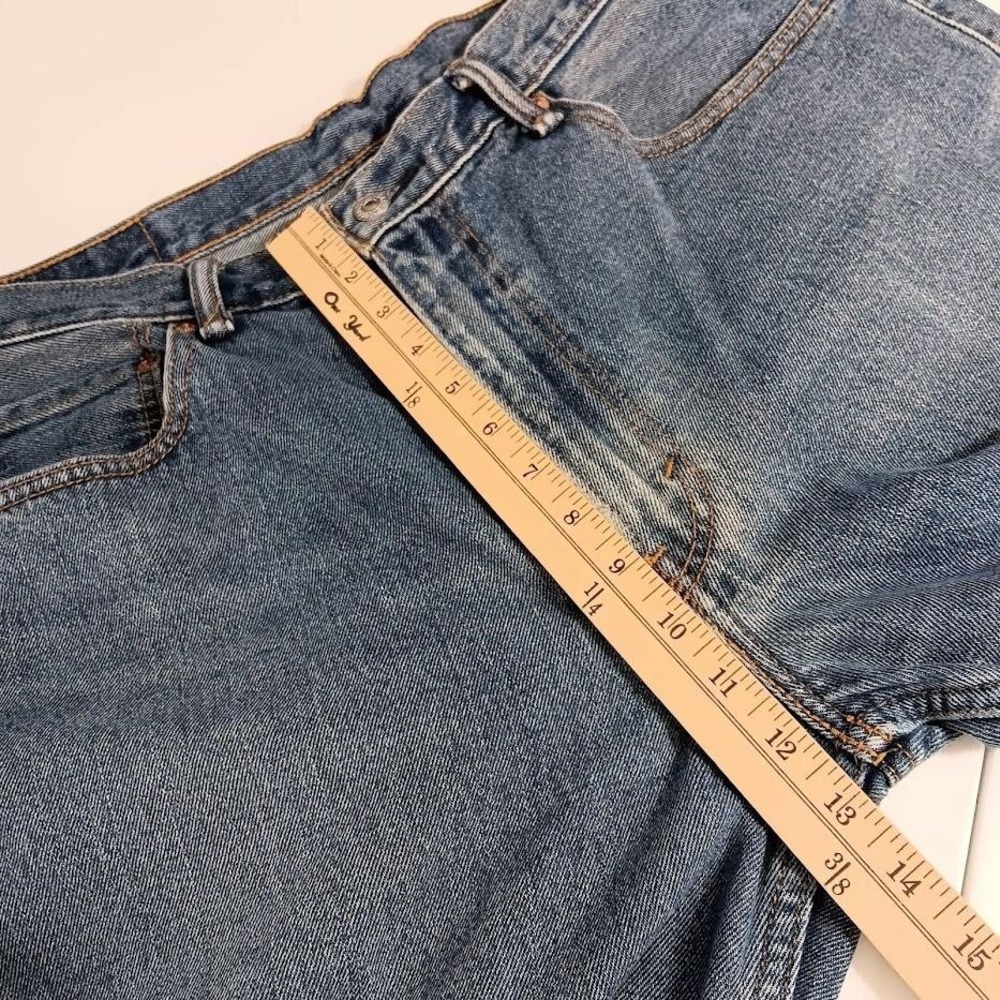 Levis 550 Jeans Mens 36x30 Blue Denim Relaxed Fit Tapered Leg Zip Fly Pants - Picture 10 of 13